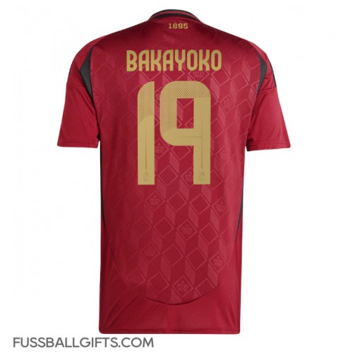 Belgien Johan Bakayoko #19 Fußballbekleidung Heimtrikot EM 2024 Kurzarm